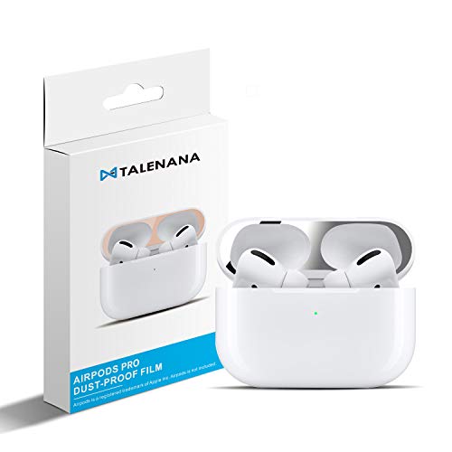 2020改良モデル】 AirPods Pro ダストガード FITROM Amazon | 【2枚セット】TALENANA for AirPods Pro ダストカバー 金属製