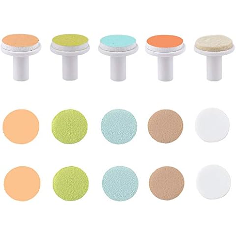 Fansidi Replacement Pads for Rchargeable Electric Baby Nail File - Electric Baby Nail Trimmer Clipper Sandpaper Pads Cover