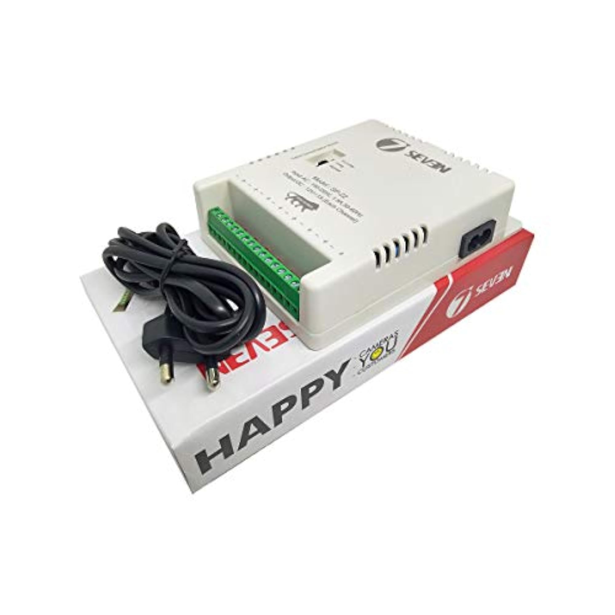7SEVEN 8 CCTV Power Supply, 12V SMPS with Multi-Port Output