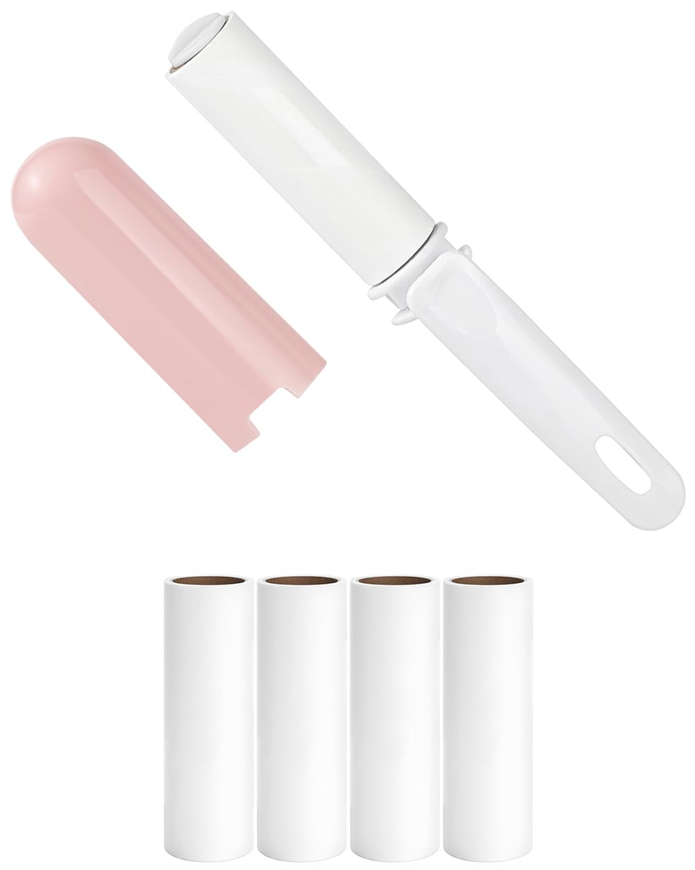 Mini Travel Lint Roller with Cover and 4 Refills Total 150 Extra Sticky Sheets, Great for Pet Hair Lint Debris, Small Size Lint Remover for Pocket Travel Essentials for Clothes-image-21