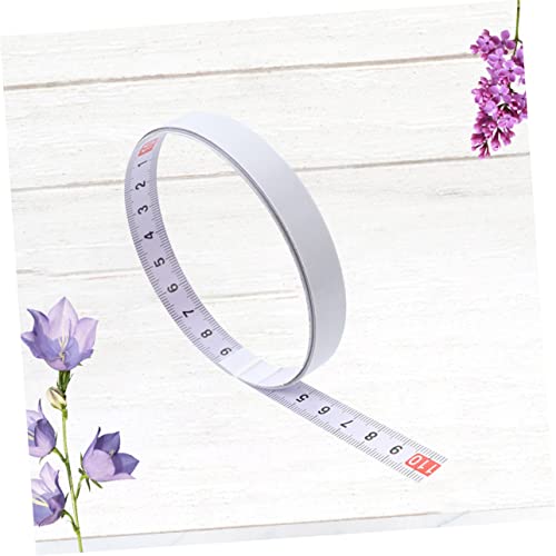 Cinta métrica adhesiva Angoily 300 cm x 1 cm acero miniatura 7