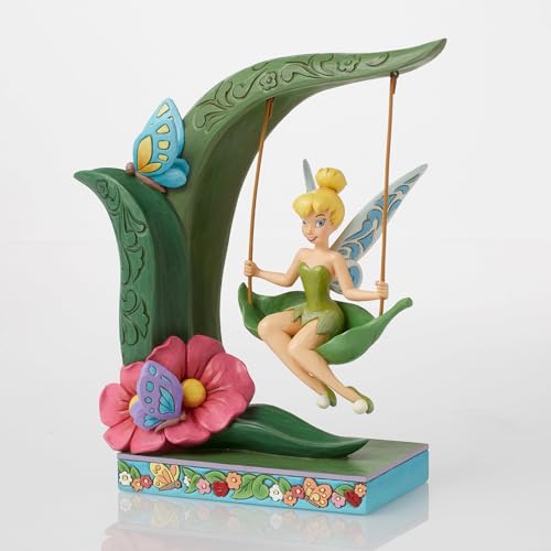 Figurine Tink Spring Swing Disney Traditions Clochette balançoire fleur - 3