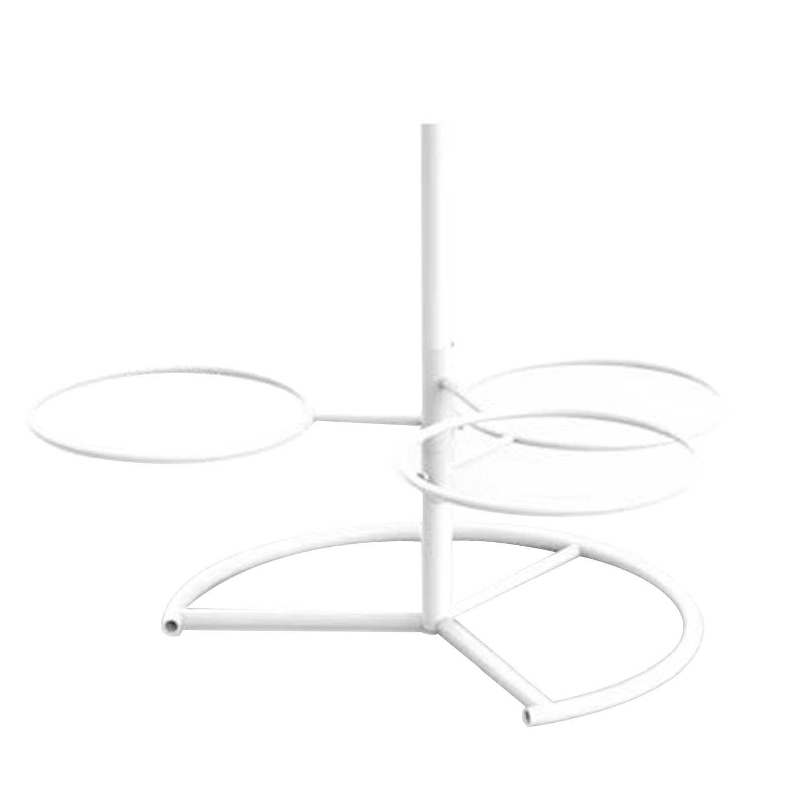 Grand support en métal blanc 90cm pour rangement de balle de yoga