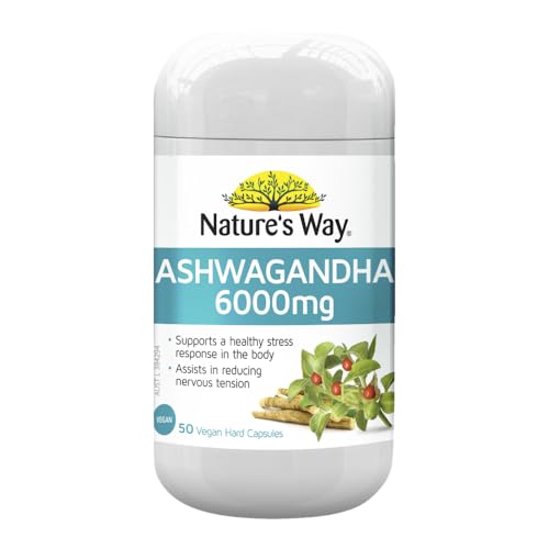 Nature's Way 6000 mg Ashwagandha 50 Capsules