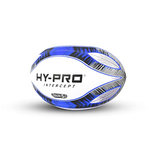 Hy-Pro Intercept Rugby Ball, Rugby Ball for Kids and Adults for Use in the Garden Recreation and Matches - Image 3