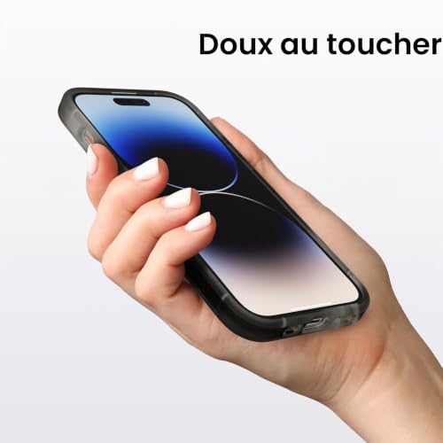 Coque iPhone 14 Pro anti-chute OtterBox avec MagSafe argent