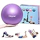 Cikyner Gymnastikball Klein, 23-25 cm Soft Pilates Ball mit aufblasbarem Strohhalm für Pilates, Yoga, Ganzkörpertraining, Verbesserung des Gleichgewichts zu Hause im Fitnessstudio und im Büro