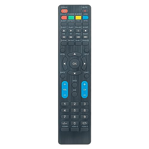 RC-199M New Replacement Remote Control Compatible with Atyme 4K LED Premium TV 650PM9HD 650AM7UD ES-600PRO 500AX7UD 550PM8HD 500AM7UD 650GM7UD 650PM7UD