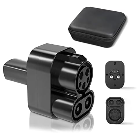 CCS Charger Adapter for Tesla,Rated 150-200KW 400 Amps,DC Fast Charging Compatible with Tesla Model 3, Y, S, X-CCS Charger Adapter for CCS Enabled Tesla Car Cover