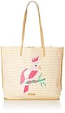 Vera Bradley Women's Straw Tote Bag, Light Natural Straw, One Size