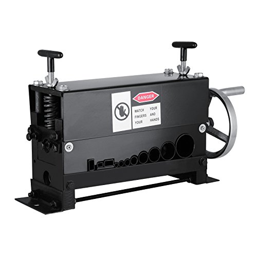 Happybuy Cable Wire Stripping Machine Φ1.5Mm~Φ20Mm Wire Stripping Machine 10 Channels Wire Stripping Machine Tool Manual Hand Cranked Industrial Wire Stripping Recycle (10 Channels) #TOP4