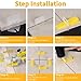 DGSL Tile Leveling System with Tile Plier - 3000-Piece Tile Spacers Clips and 300-Piece Reusable Wedges - Tile Tools Set for Stone Installation