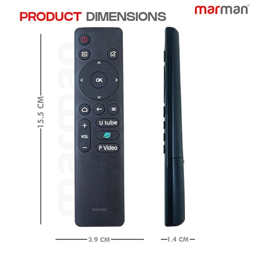 Image of marman Compatible with Infinix TV Remote Original Suitable for Smart LED FHD Tv Y1 Series Only Non Voice Command No Bluetooth Connection - Make Sure Existing Controller Replicates Similar Model