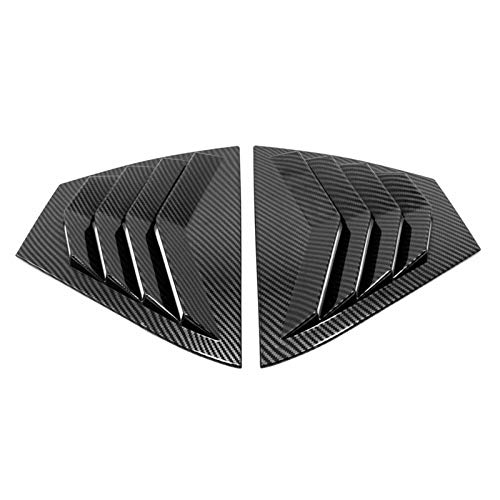 MKOIJN Car Spoiler Splitter Black Fit for Nissan Sentra Bluebird Sylphy Almera 2020 2021 Rear Window Louvers Spoiler Cover Trim Car Exterior Auto Accessories (Color : ABS Black)