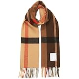 [matti totti] Maple × Brown カシミヤ マフラー カシミア マフラー 大判 厚手 レディース チェック柄 チェック ストール 100 女性 ロング リバーシブル カシミヤマフラー カシミアマフラー ギフト プレゼント B0011B-1037