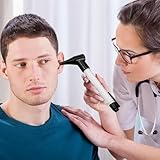 Bysameyee Slimline Stainless Pocket Otoscope, Handheld Ear Scope Otoscope with Soft LED Light & 7 Specula Tips for Kids Adults Pets Animals - Image 2