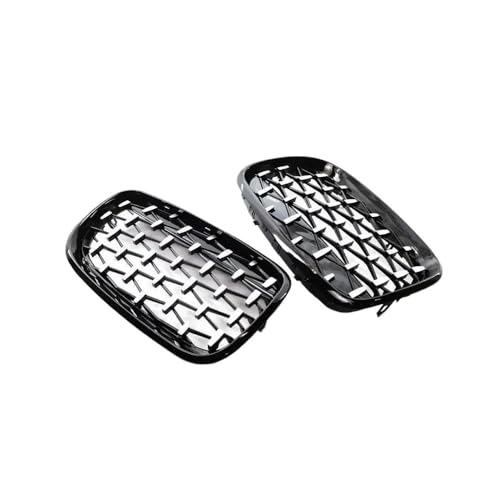 Calandre avant chromée noire en ABS premium pour BMW X5 E70 X6 E71