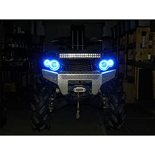 Kit de luces LED halo SNORKELYOURATV para ATV rojo miniatura 1