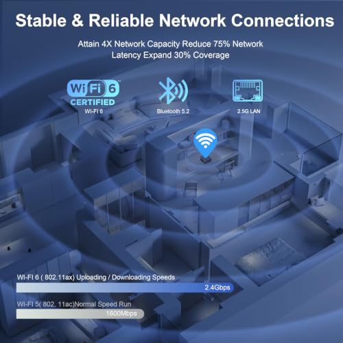Image of Beelink Mini PC, Mini S12 Pro Intel 12th N100(Up to 3.4GHz), 16GB DDR4 500GB M.2 SSD, Mini Desktop Computers Support 4K Dual HDMI Display /WiFi6 /BT5.2 /USB3.2 /1000Mbps LAN /WOL Home /Office