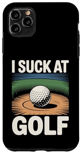 I Suck At Golf Loser Dad ȃW[N St X}zP[X iPhone 11 Pro Max p