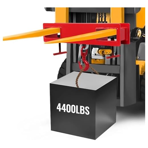 OLIPIC 2-Hook Forklift Crane Attachment 2T