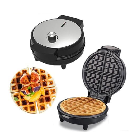Image of PLYLAY Waffle Maker with Adjustable Temperature Control,Non-Stick Fluffy Filled Waffle Maker for Thick Waffles, Hash Browns, Sandwiches, Eggs, Easy to Clean, Stainless Steel, 20240406