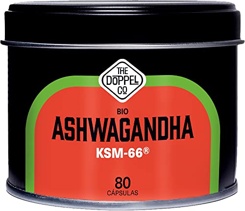 Ashwagandha KSM-66 ® Ecológica | 80 Cápsulas | 600mg | Withania Somnifera | 30mg Withanólidos | Vegano | Sin Aditivos - Sin Plástico | Certificación Ecológica