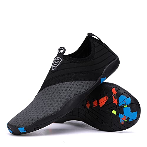 Image of Vsufim Quick-Dry Water Sports Barefoot Shoes Aqua Socks for Swim Beach Pool Surf Yoga for Women Men