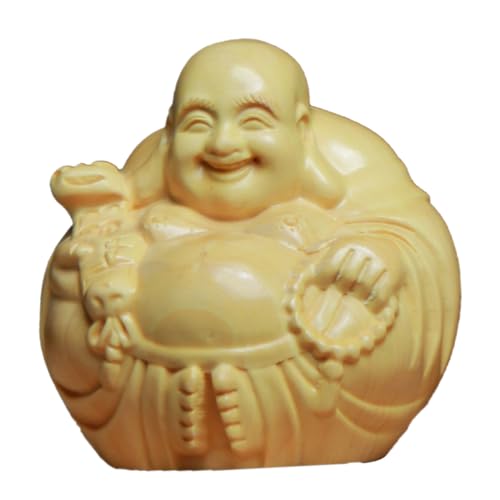 HOODANCOS Adorno de Madera Tallada Buda