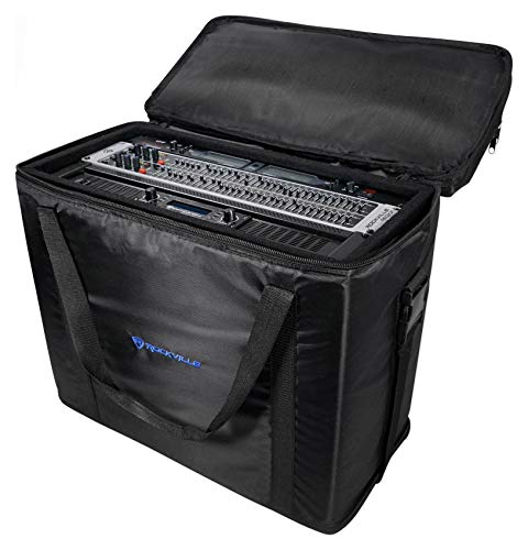 Image of Rockville RRB55 5U Rack Bag Double-Sided Case, 16 inch Depth, Shoulder Strap