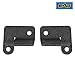 EAG Pair Windshield Hinge Light Mounting Brackets Fit for Jeep Wrangler TJ 1997-2006 YJ 1987-1995