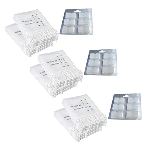 Accessoires d'aspirateur VK135 Haute Filtration avec 30 Sacs et Désodorisants Anti-Odeur