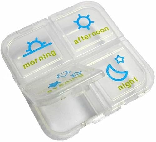 Chic One Day Reminder Pill Box, 85 mm x 35 mm Size