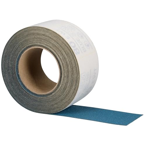 Image of 3M Hookit Blue Sheet Roll 37450, 36E, 2-3 /4 in x 8.7 yd, Excellent Performance and Cut, Sanding Sheets for Paint, Primer, Metal, Collision Repair