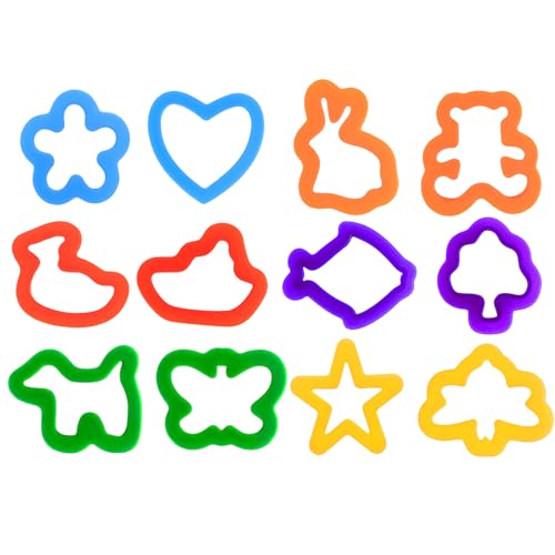 12-Piece Play Doh Tools Set Playdough Accessories Kit for Youngsters Clay Dough Tools Kit Creative Modeling Tools for Youngsters Fun Play Dough Set for Home and Classroom Activities