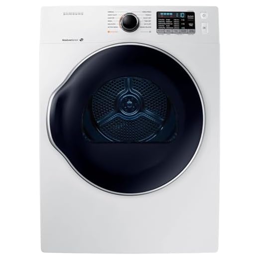 Samsung 4.0 cu. ft. Capacity Small Space Electric Dryer with Sensor Dry, 12 Preset Drying Machine Cycles, Reversible Door, Internal Drum Light, DV22K6800EW/A1, White