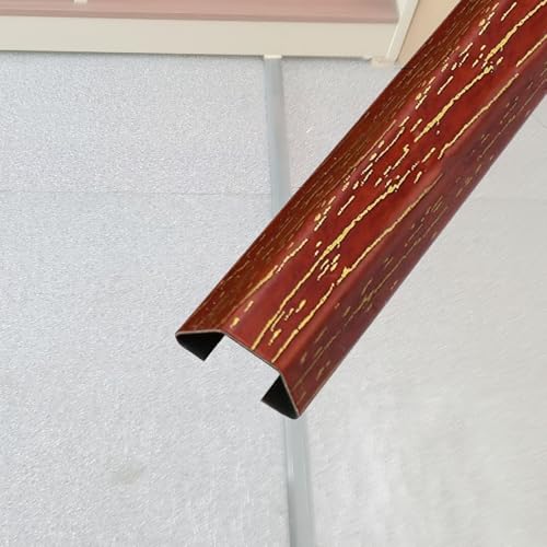 Cubre Cables Cubierta para canaleta de Cables de Acero Inoxidable 100 cm Longitud, canaleta correctora de Cables autoadhesiva para Ocultar Cables(Red 10 PCS,W 100 MM)