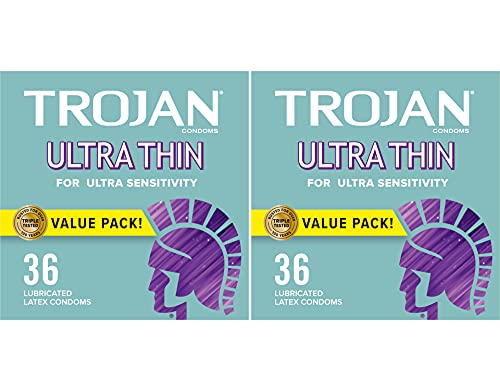 Trojan Ultra Thin Condom 36ct (2 Pack) by Trojan