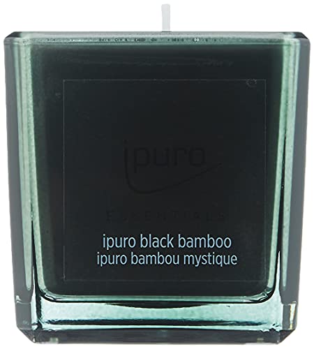 ipuro ESSENTIALS Black Bamboo geurkaars, transparant, 125 ml - Image 3