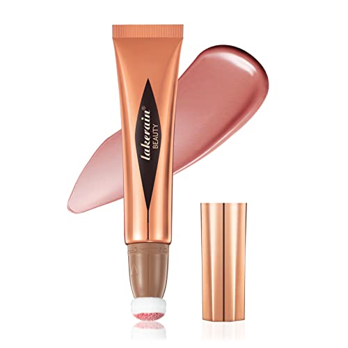 Liquid Blush Stick, Multi-Use Blush Beauty Wand Makeup For Face Cheeks, Silky & Smooth Waterproof Matte Liquid Blush Stick With Cushion Applicator, Natural Looking Face Tint Blush Makeup(#01 Blush) #TOP11