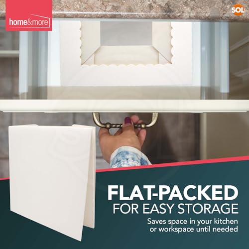 SOL 2pk 8 Inch Cake Board and Box - White Square Tall Cake Box - Sturdy Cake Packaging for Birthday, Party, Wedding - Durable for Safe Transport - Image 4