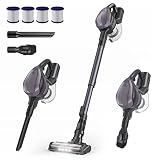 TMA Cordless Vacuum Cleaner, 250W Brushless 25Kpa Stick Vacuum Cleaner with 8-Cell Large Battery & 4