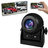1080P HD Wireless Backup Camera Magnetic,No Installation Required WiFi Rearview Camera Night Vision, IP68 Waterproof Rating, Long Battery Life Ideal for Trucks, RVs, Trailers Compatible iPhone/Android