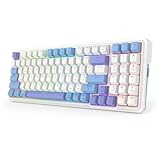 Redragon Mechanical Keyboard Wireless, Gaming Keyboard Wireless 3-Modes 94 Keys Mechanical Keyboard Hot-Swap Socket, RGB Creamy Gaming Keyboard Gasket Structure for PC/Tablet/Laptop/Xbox/PS4/PS5