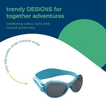 BANZ Kid Retro Wrap-Around COMBO SUNGLASSES