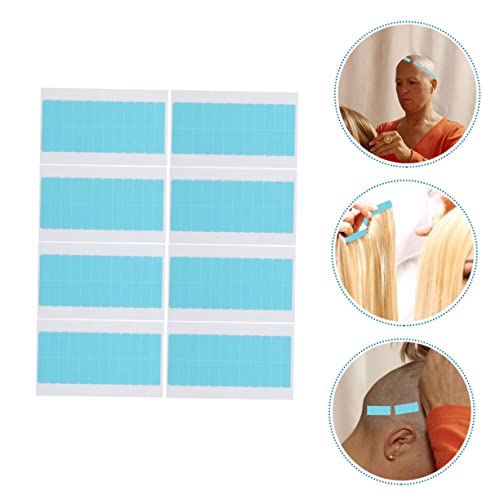 FRCOLOR 8 Folhas Extensões De Cabelo Costura Laços De Cabelo Para Fita Invisível Laços De Cabelo Fit