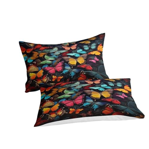 Housse de couette papillon fermeture éclair pour un lit king sans plis - 6