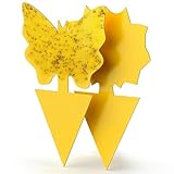 Sticky Insect Traps 40 Pcs - Gnats Fruit Fly Traps for Indoors House - Yellow...