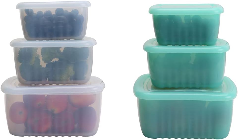 EuChoiz Silicone Food Containers Reusable Storage Box Bento