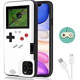 【Mehr als eine Handyhülle】- Retro-Design mit 36 Kategorien von Retro-Spielen, die erste Handyhülle kann Spiel spielen. Auffällige und lustige Hülle für Apple iPhone